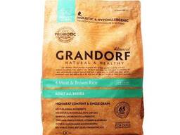 Grandorf Dog Probiotic 4 Meat&amp;amp;Brown Rice - сухой корм для собак (3 кг) Grandorf. ..