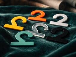 Хангер‑крючок ( крючок вешалка) для образцов ткани, пластиковый, 70×70 мм