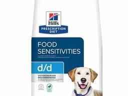 Hill's d/d Sensitivities-сухой корм для собак (утка и рис)