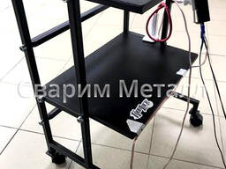 Разборный столик из металла, для салонов красоты и татуажа