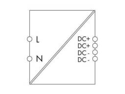 Источник питания 24V DC (22.8. .. .26.4), регул. , 2,5А, DIN