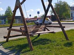 Качель из сосны брошированной сосны