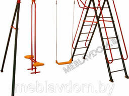 Качели детские + игровой комплекс Солнышко-3 c274