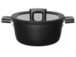 Кастрюля 3.5 л / 22 см c крышкой Hard Face Fiskars