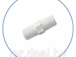 KF1415 соединитель на 1/4" * 1/4" Aquafilter