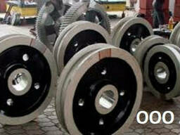 Колеса К1Р 200х60 , К1Р 250х70 , К1Р 320х80 , К1Р 400х106 , К1Р 500х125 крановые. ..