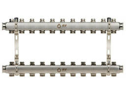 Коллектор для отопления на 11 выходов AV Engineering