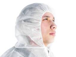 Комбинезон одноразовый Каспер, 30 гр/м2, белый, XL