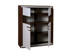 Комод Олмеко Ева 30.03-01, Дуб кальяри/ белый глянец