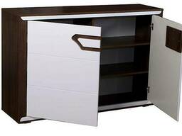 Комод Олмеко Ева 30.06-01, Дуб кальяри/ белый глянец