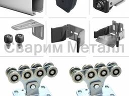 Комплект для откатных ворот Алютех шина 9м (5мм)