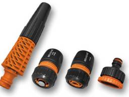 Комплект из 4 элементов на шланг поливочный 1/2" либо 5/8"