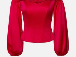 Корсетный топ с рукавами