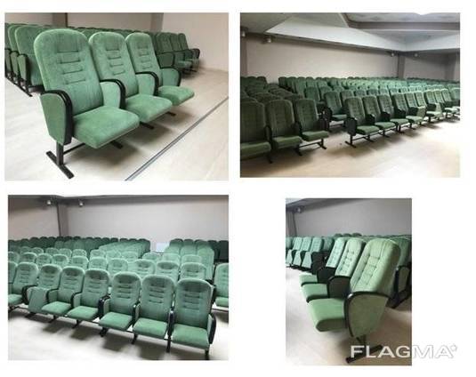 Кресло для зала с подлокотниками полного охвата