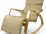 Кресло-качалка Calviano Comfort 1 светло-бежевое - фото 3