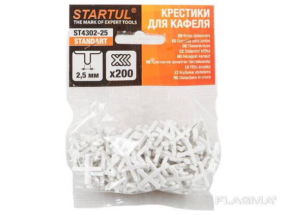 Крестики д/кафеля 4,0мм 100шт Startul Standart (ST4302-40)