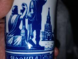 Кружка чашка фарфор ЛФЗ агитация  Памятник Минину и Пожарскому СССР