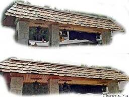 Крыша – вечная, из Дубовой дранки.