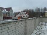 -10% Крышка забора на парапет 2-х скатная 50\18см,39х27см. - фото 3