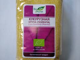 Кукурузная крупа органическая (полента) Bio Planet