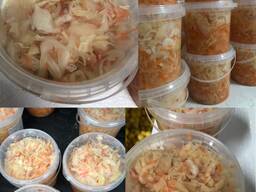 Квашеная капуста, морковь по-корейски