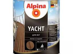 Лак алкидный Alpina для яхт (Alpina Yacht) глянцевый прозрачный