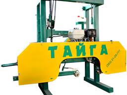 Ленточная пилорама Тайга Т-2Б Эконом с бензиновым двигателем