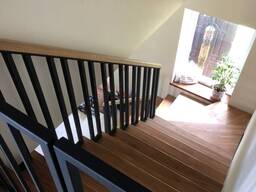 Лестница на металическим каркасе