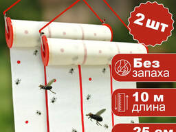Липкая лента от мух 25см*10м.