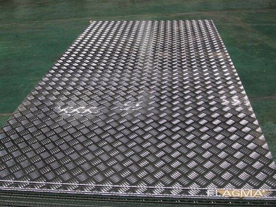 Лист алюминиевый рифленый 1200х3000х1.5