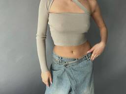 Лонгслив на одно плечо