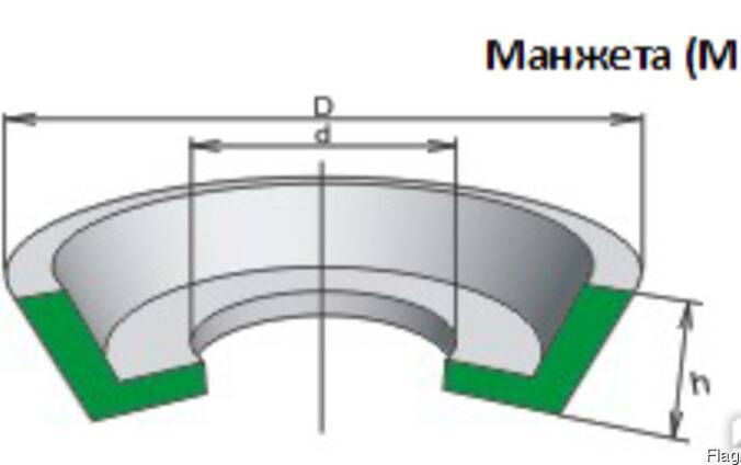 Манжета пневматическая М ГОСТ 6678-53