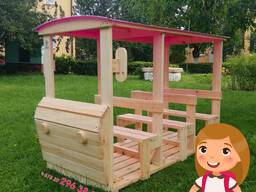 Купить машину для детской площадки деревянную в Санкт-Петербурге - centerforstrategy.ru