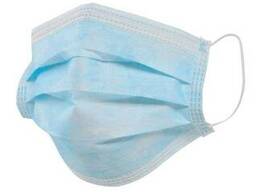 Маска одноразовая трехслойная, упак/50шт