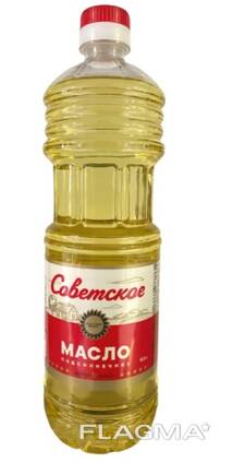 Масло подсолнечное Советское 1сорт 0,8л рафинированное дезодорированное вымороженное