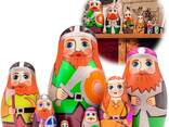 Матрешка фигурки Викингов, развивающие игрушки, набор из 7 шт - фото 1