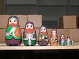 Матрешка фигурки Викингов, развивающие игрушки, набор из 7 шт - фото 9