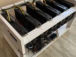 Майнинг ферма / Риг на 6 видеокартах Palit 3070 TI - фото 2