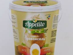 Майонез "Appetito" высококалорийный с мдж 67% 800гр