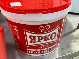 Майонез провансаль "Ярко" классический 10л 67%