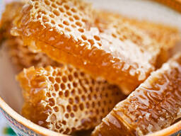 Мед в пчелиных сотах