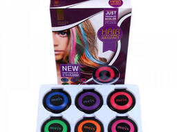 Мелки для волос Hair Coloring Artifact 6 цветов