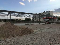 Металло-конструкции, каркас здания.