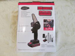 Мини-пила аккумуляторная цепная