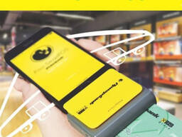 Мобильный картридер по приёму платежей с visa, mastercard