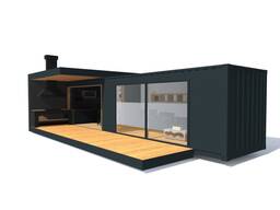 Модульный дом баня бытовка хозблок