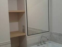 Монтаж и установка зеркал и полочек в ванной комнате Брест
