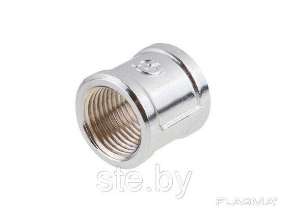 Муфта вн. -вн. 1/2" ХРОМ General Fittings (хром полир. )