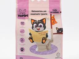 Наполнители комкующиеся тофу ToPiPi для кошачьего туалета, в ассортименте.