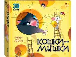 Настольная игра "Кошки-мышки. Ловушки сырной пирамиды"